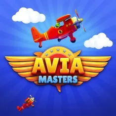 Avia Masters Slot mit bunten Flugzeugen auf Bison Casino