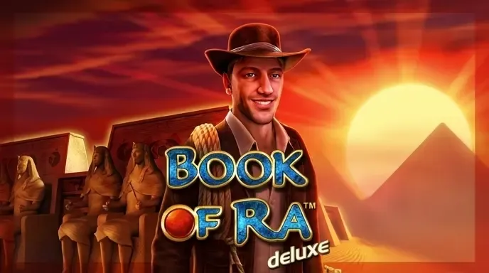 Bison Casino Book of Ra Deluxe Slot mit Abenteurer und Pyramiden