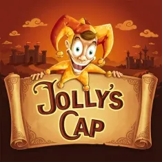 Jollys Cap Slotspiel mit Narr auf der Schriftrolle Bison Casino