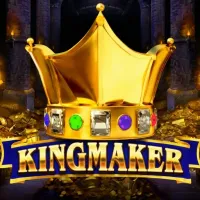 Goldene Krone und Edelsteine Kingmaker Slot auf Bison Casino