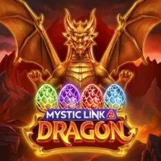 Mystic Link Dragon Slot auf Bison Casino mit Drachen und Eiern