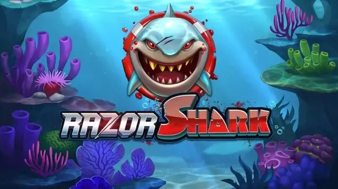 Razor Shark Slotautomat mit grimmigem Hai auf Bison Casino